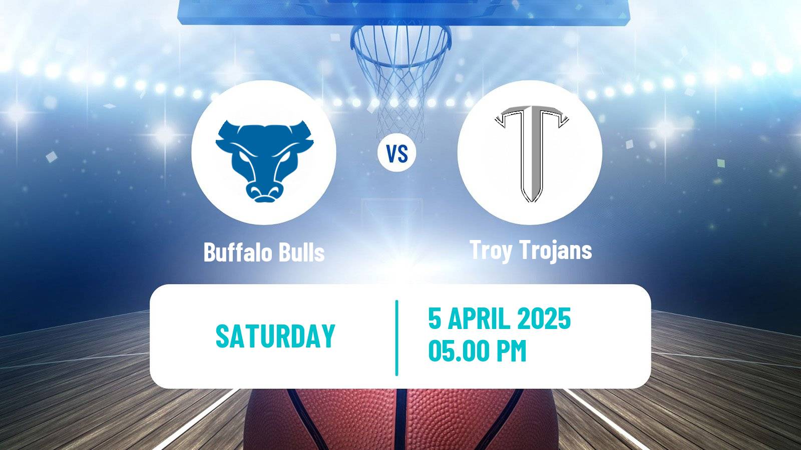 Basketball NCAA College Basketball Women Buffalo Bulls - Troy Trojans