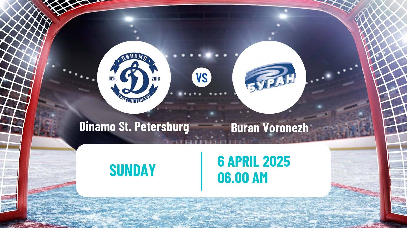 Hockey VHL Dinamo St. Petersburg - Buran Voronezh