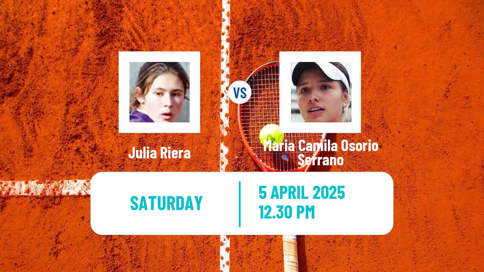 Tennis WTA Bogota Julia Riera - Maria Camila Osorio Serrano