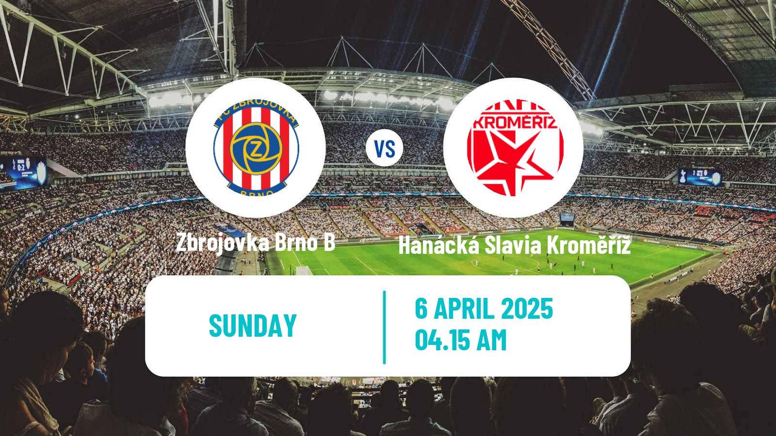 Soccer Czech MSFL Zbrojovka Brno B - Hanácká Slavia Kroměříž