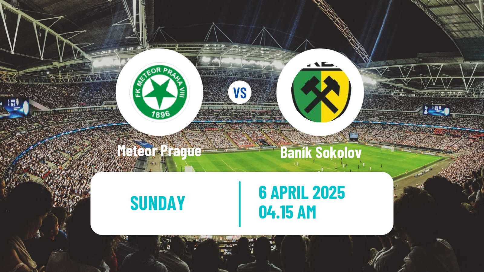 Football Czech Division B Meteor Prague - Baník Sokolov
