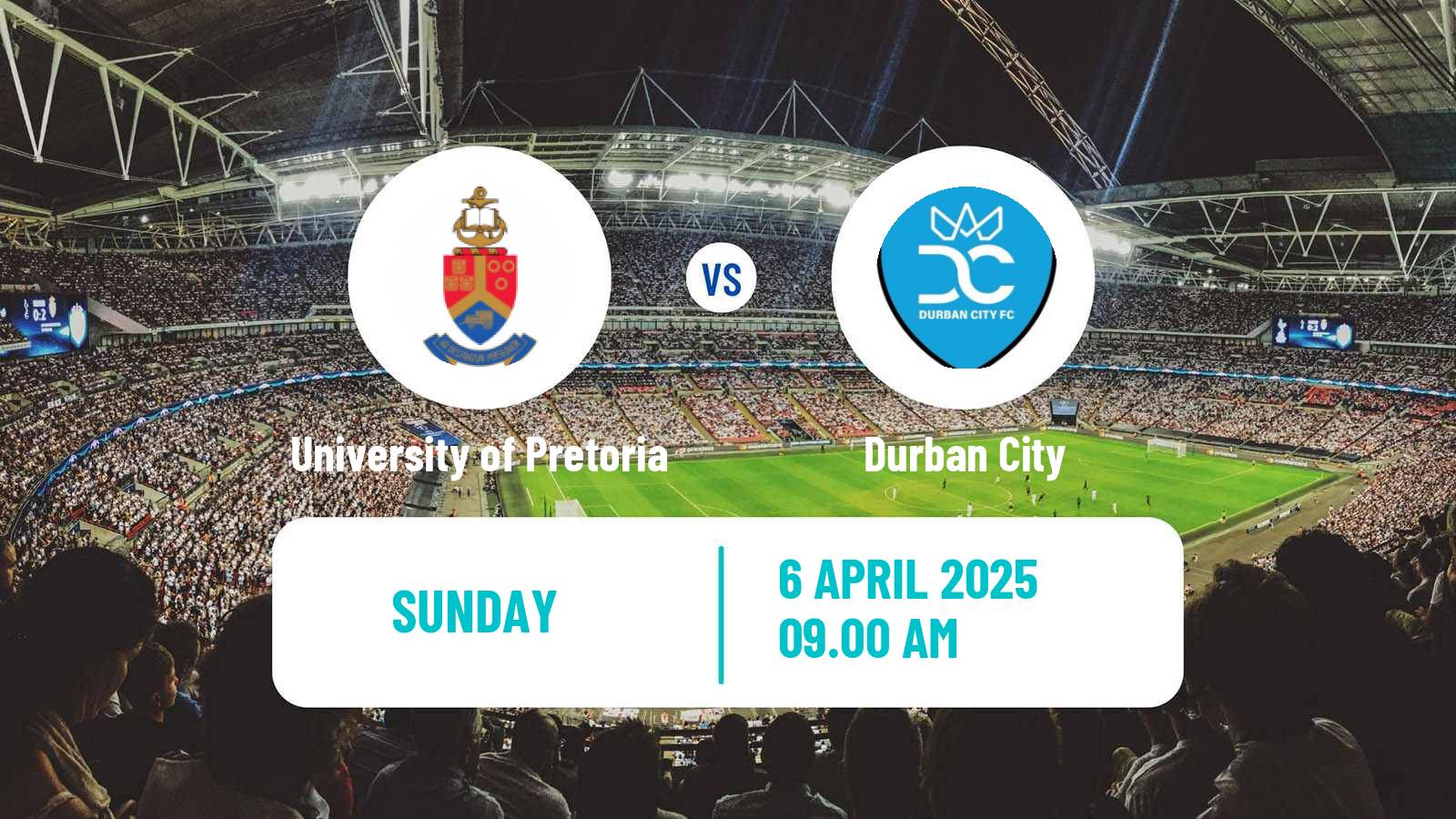 Soccer South African First Division University of Pretoria - Durban City