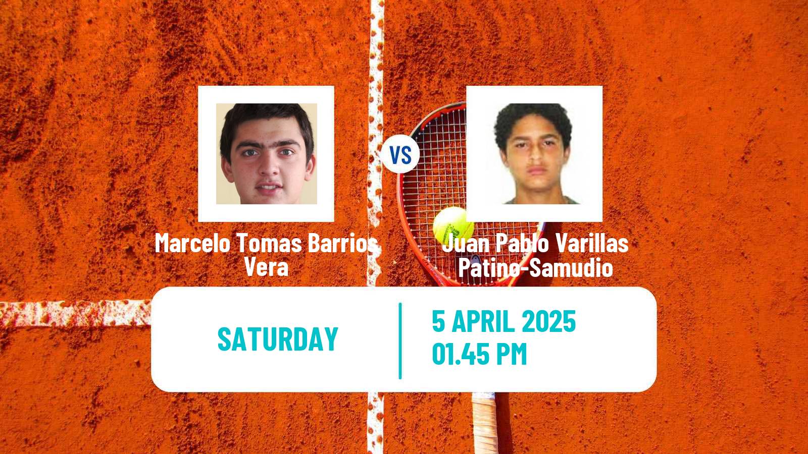 Tennis Campinas Challenger Men Marcelo Tomas Barrios Vera - Juan Pablo Varillas Patino-Samudio