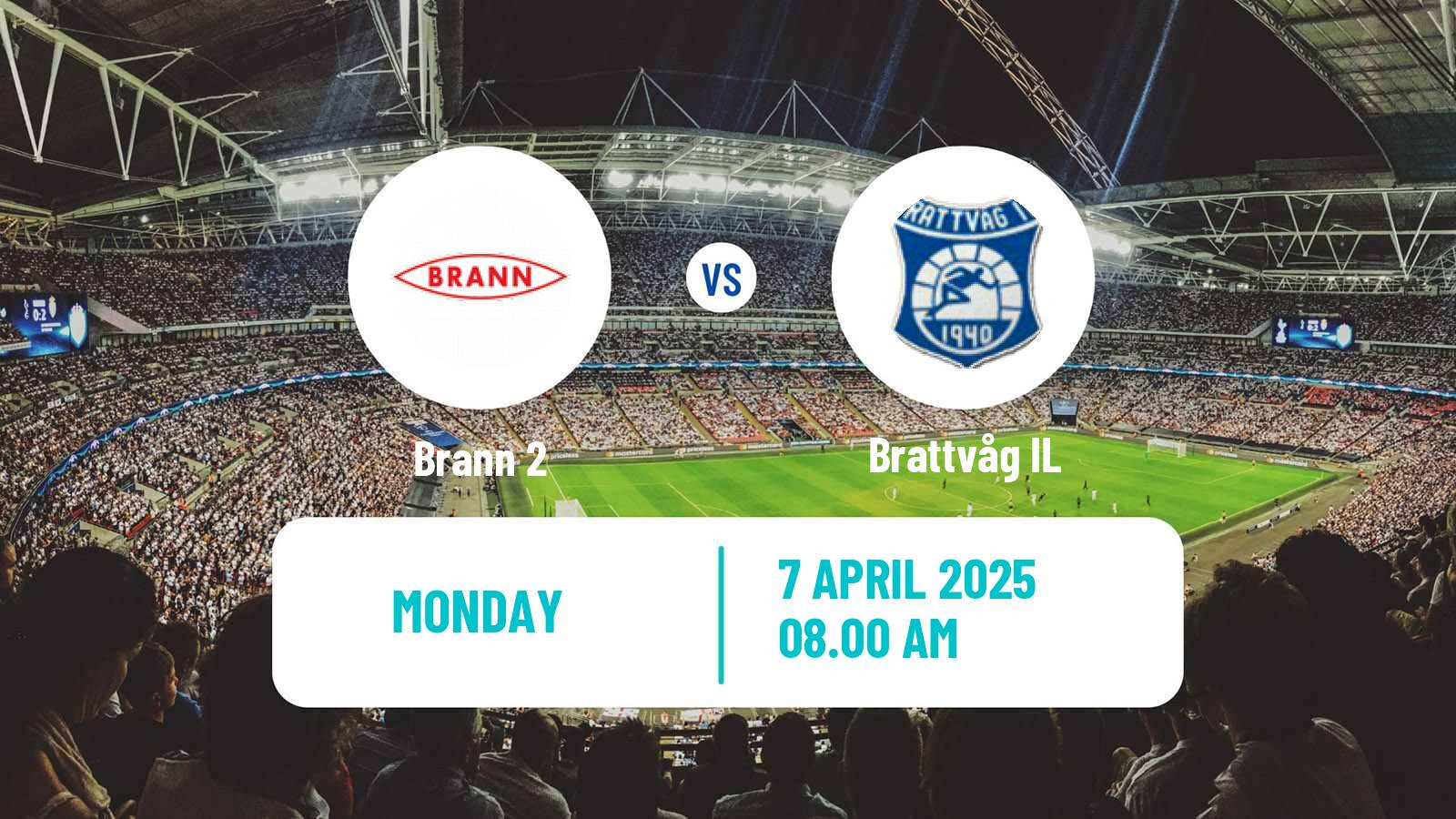 Soccer Norwegian Division 2 - Group 1 Brann 2 - Brattvåg