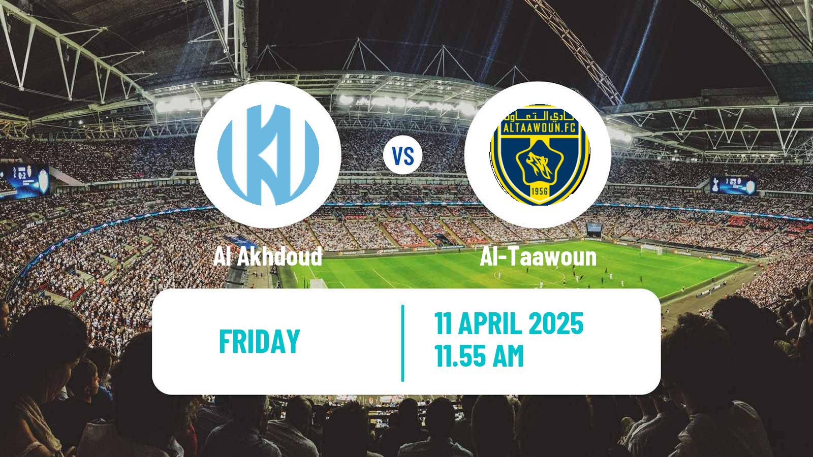 Soccer Saudi Professional League Al Akhdoud - Al-Taawoun