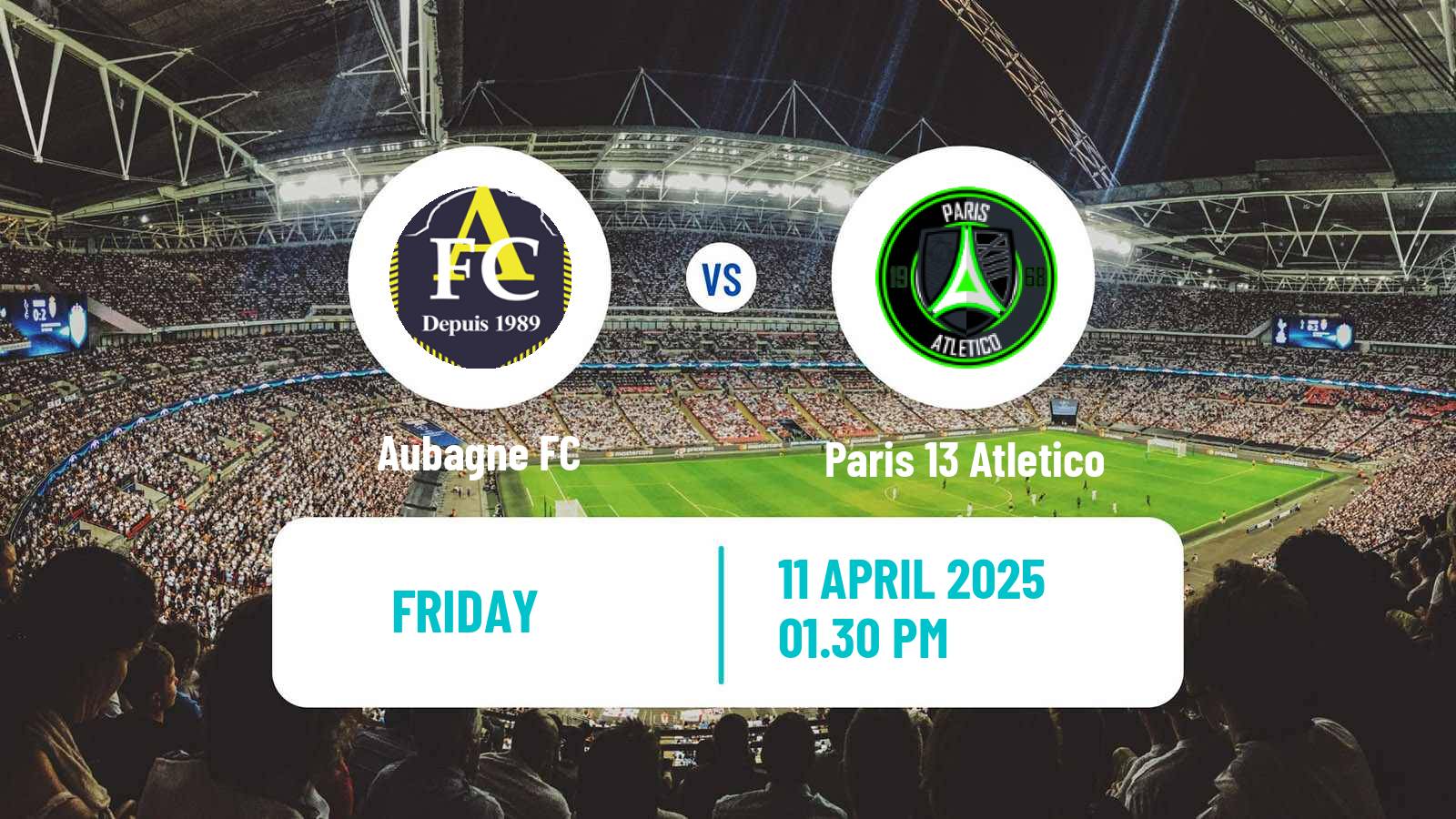 Soccer French National League Aubagne - Paris 13 Atletico