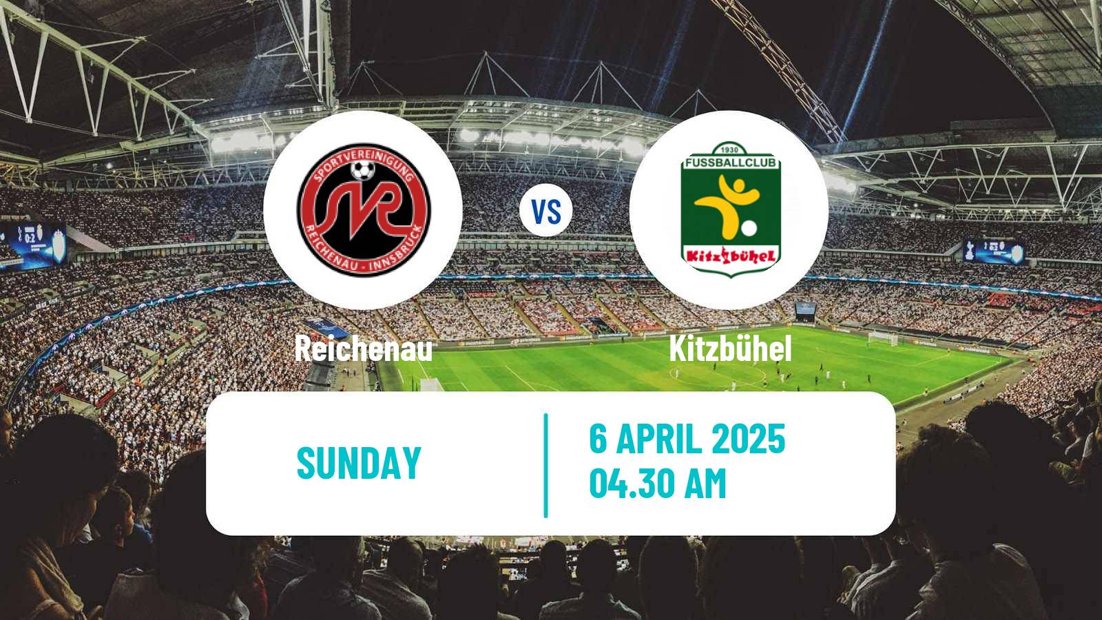 Soccer Austrian Regionalliga West Reichenau - Kitzbühel