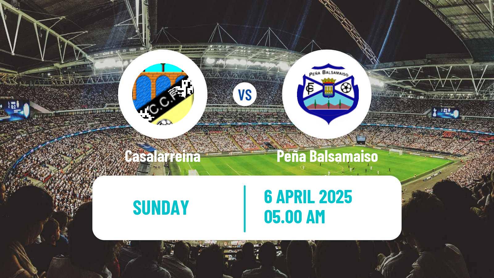 Soccer Spanish Tercera RFEF - Group 16 Casalarreina - Peña Balsamaiso