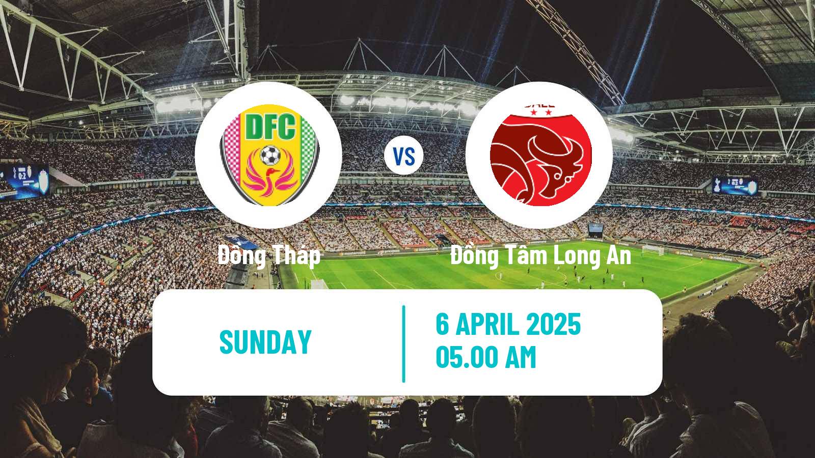 Soccer Vietnamese V League 2 Đồng Tháp - Đồng Tâm Long An