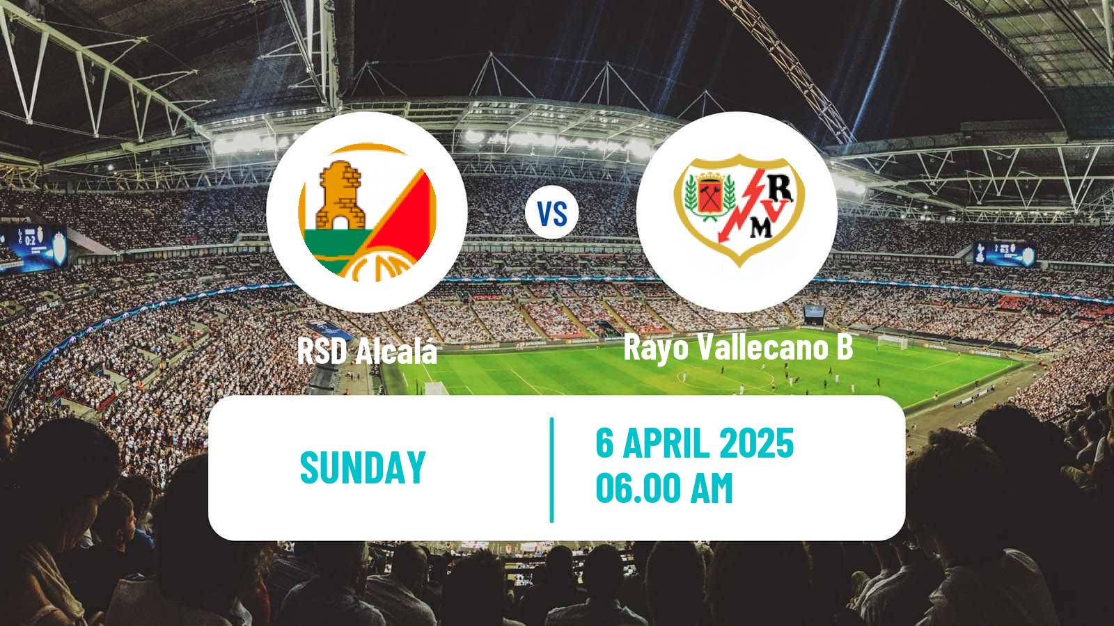 Soccer Spanish Tercera RFEF - Group 7 Alcalá - Rayo Vallecano B