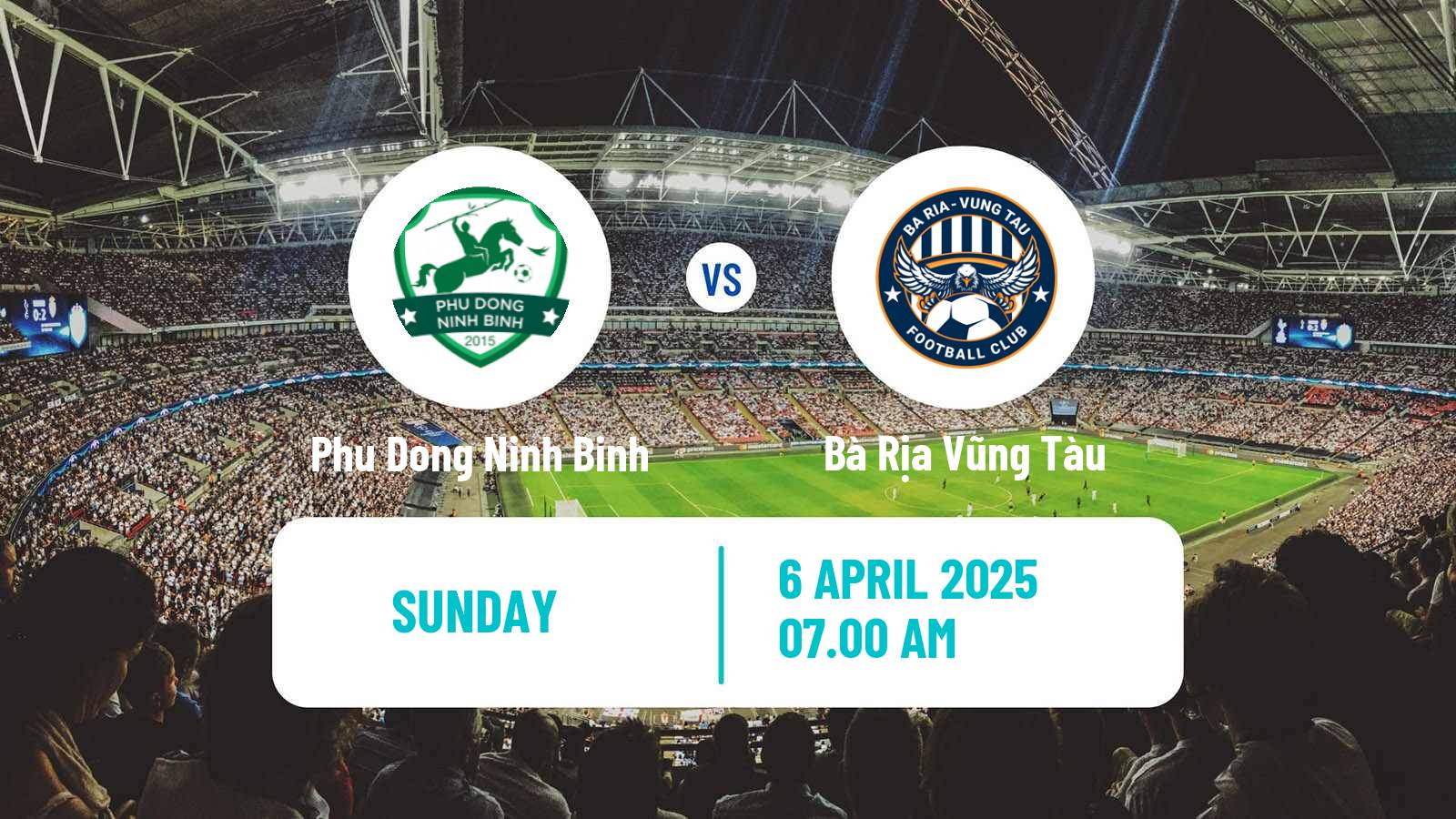 Soccer Vietnamese V League 2 Phu Dong Ninh Binh - Bà Rịa Vũng Tàu