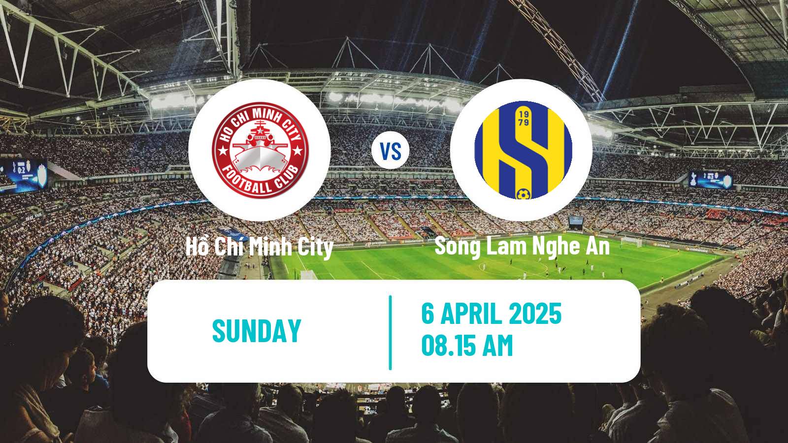 Soccer Vietnamese V League 1 Hồ Chí Minh City - Song Lam Nghe An