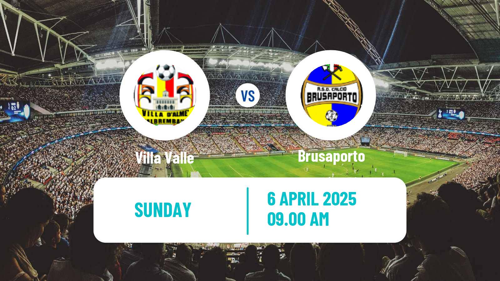 Soccer Italian Serie D - Group C Villa Valle - Brusaporto