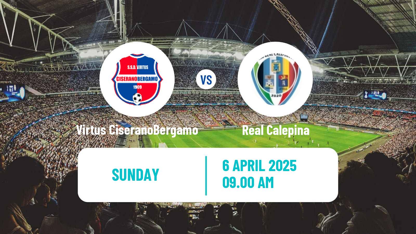 Soccer Italian Serie D - Group C Virtus CiseranoBergamo - Real Calepina