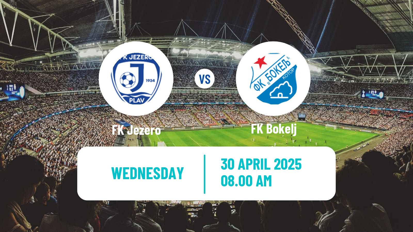 Soccer Montenegrin First League Jezero - Bokelj
