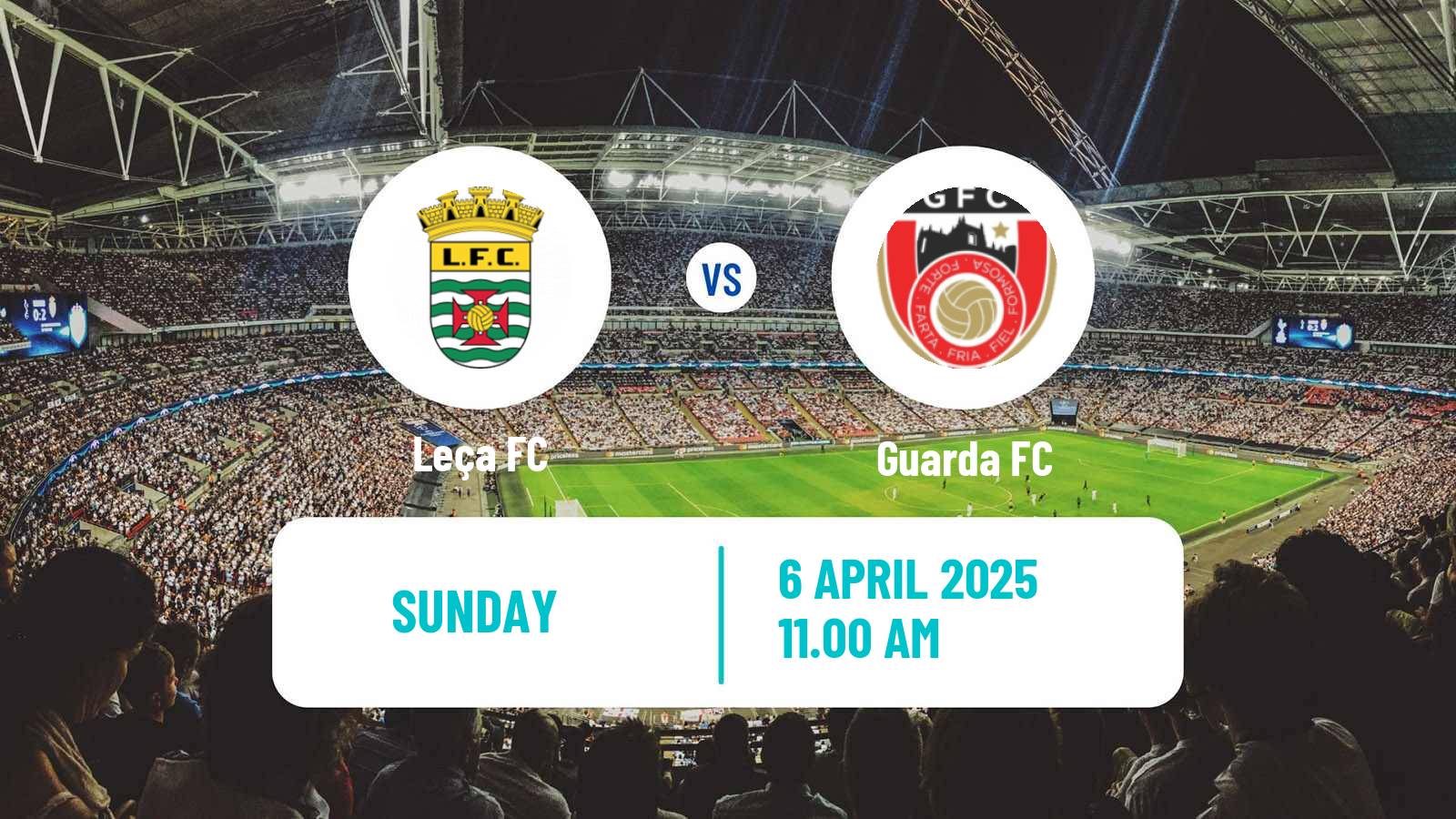 Soccer Campeonato de Portugal Leça - Guarda FC