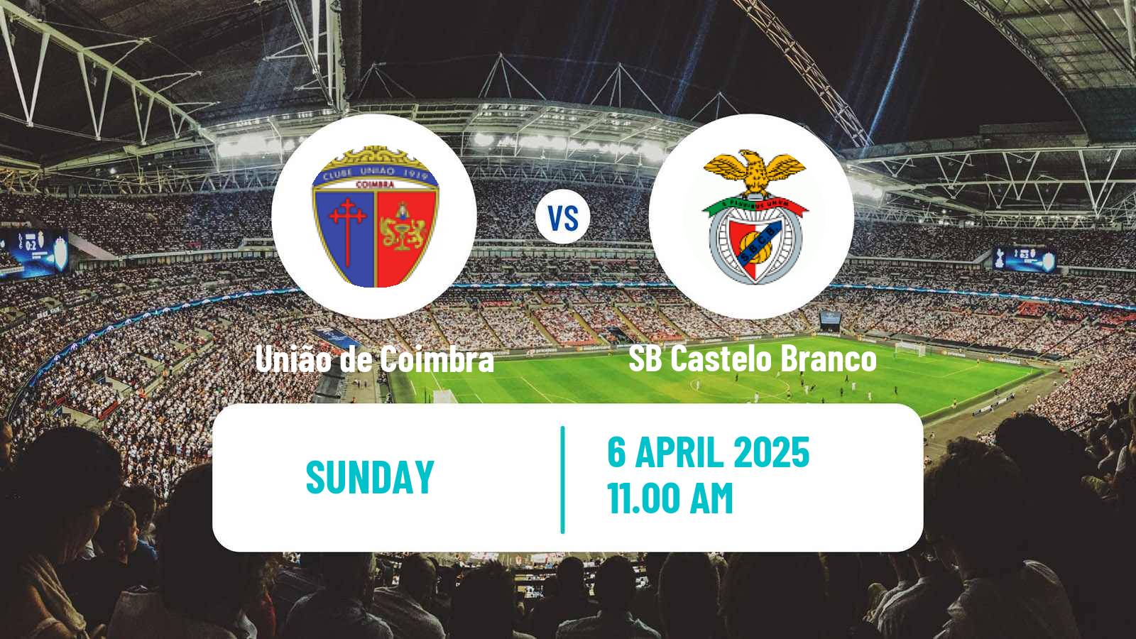 Soccer Campeonato de Portugal - Group C União de Coimbra - SB Castelo Branco