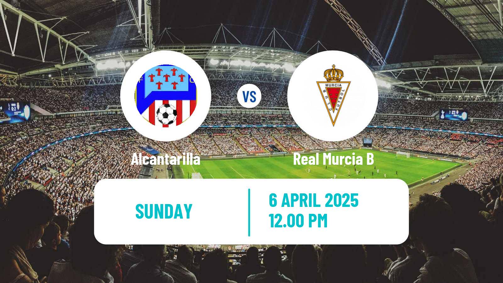 Soccer Spanish Tercera RFEF - Group 13 Alcantarilla - Real Murcia B