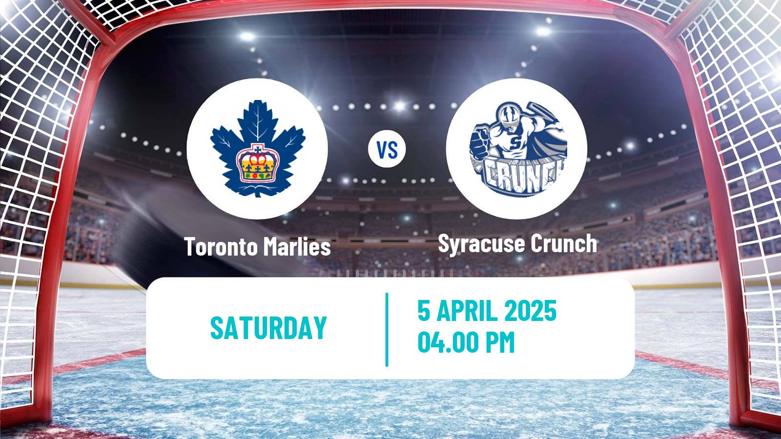 Hockey AHL Toronto Marlies - Syracuse Crunch