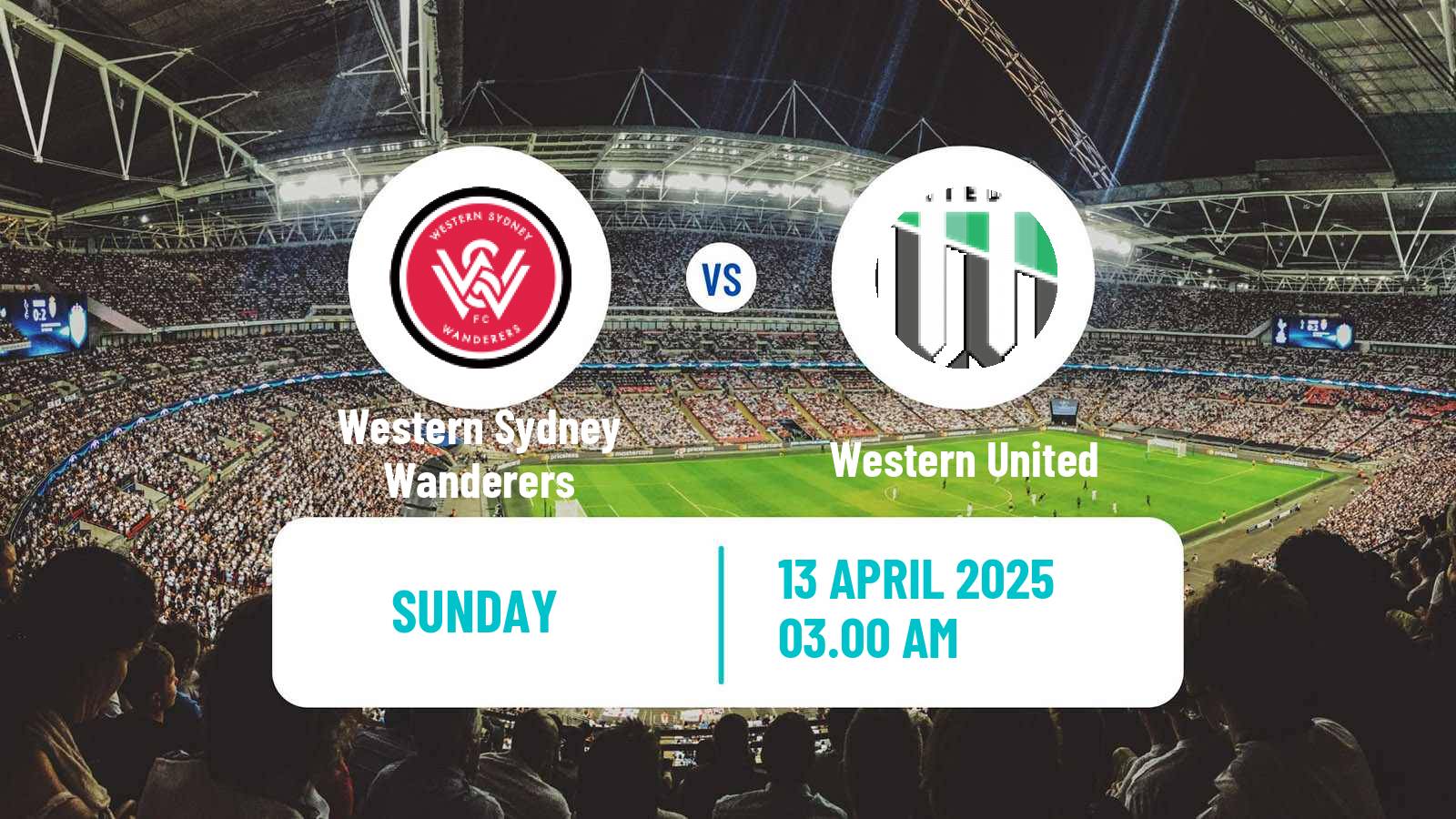 Soccer Australian A-League Western Sydney Wanderers - Western United
