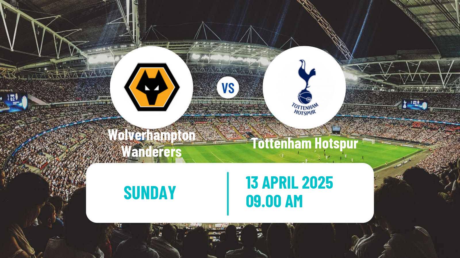 Football English Premier League Wolverhampton Wanderers - Tottenham Hotspur