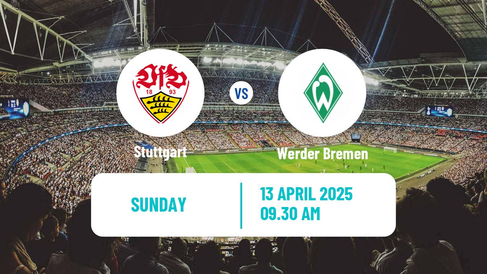 Soccer German Bundesliga Stuttgart - Werder Bremen