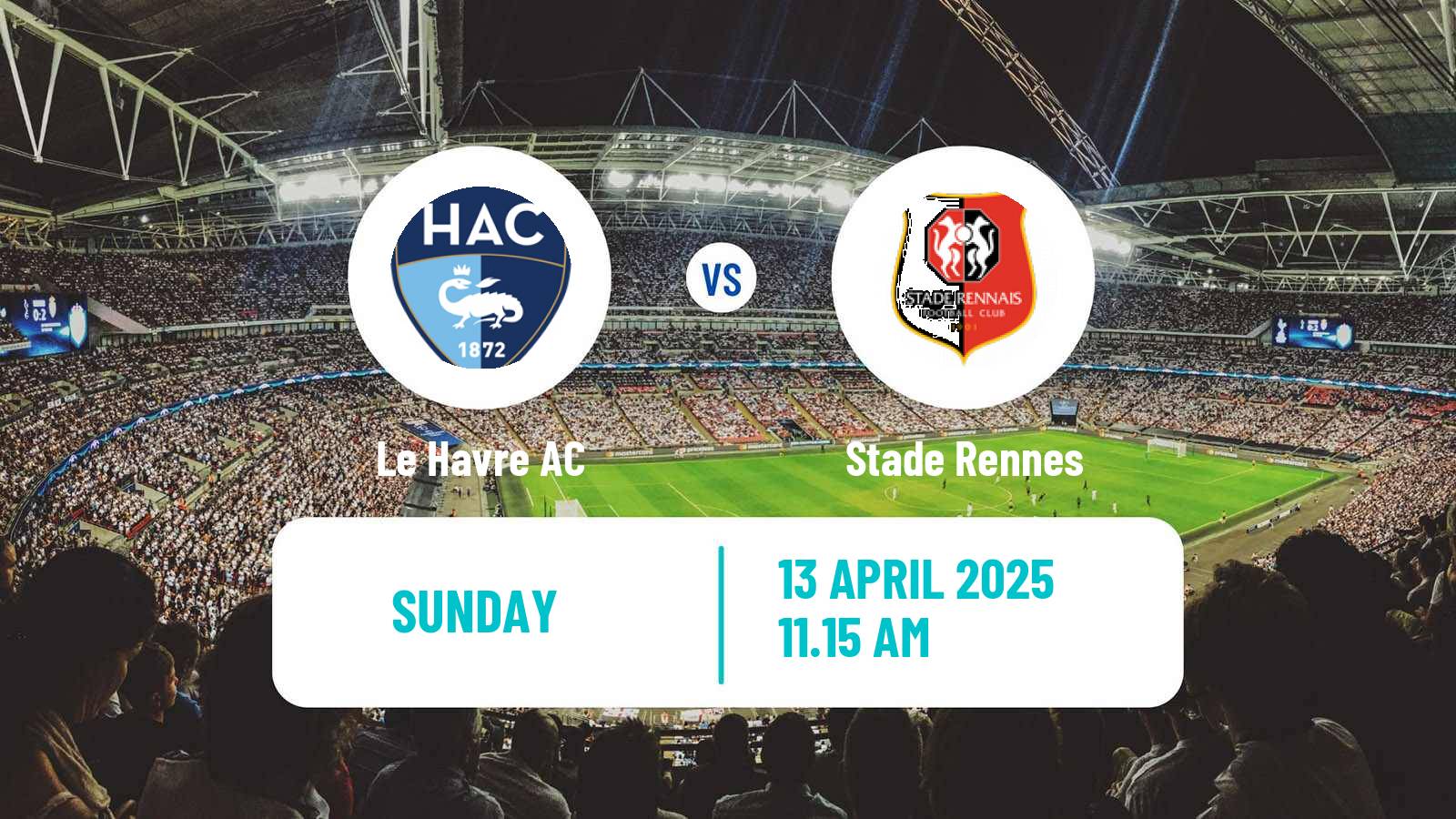 Soccer French Ligue 1 Le Havre - Rennes