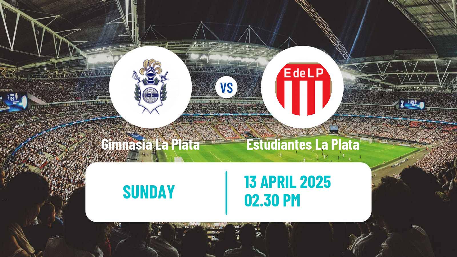 Soccer Argentinian Liga Profesional Gimnasia La Plata - Estudiantes La Plata