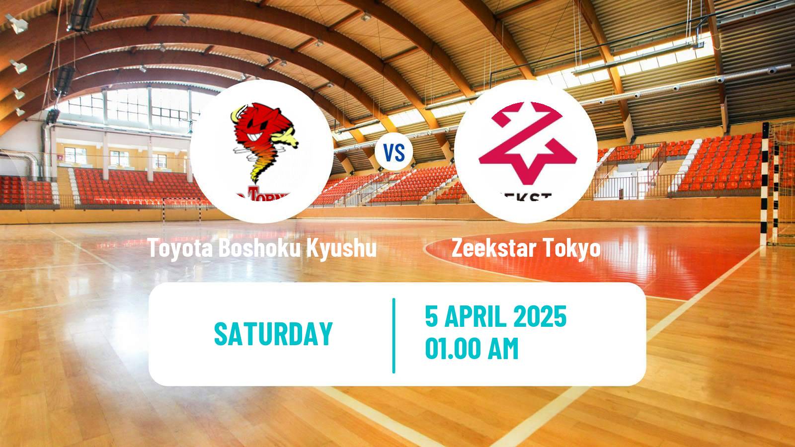 Handball Japan JHL Handball Toyota Boshoku Kyushu - Zeekstar Tokyo