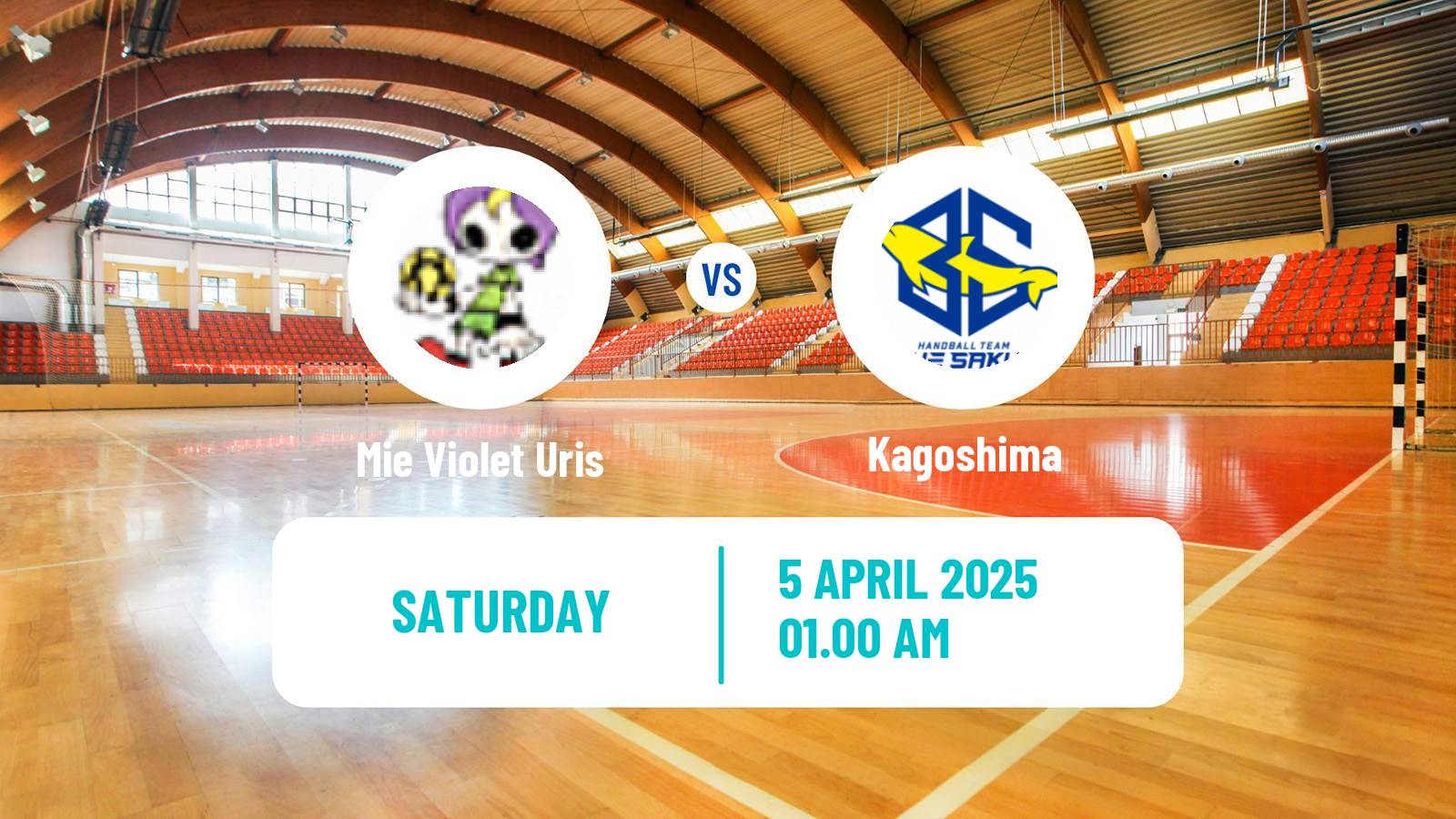 Handball Japan JHL Handball Women Mie Violet Uris - Kagoshima