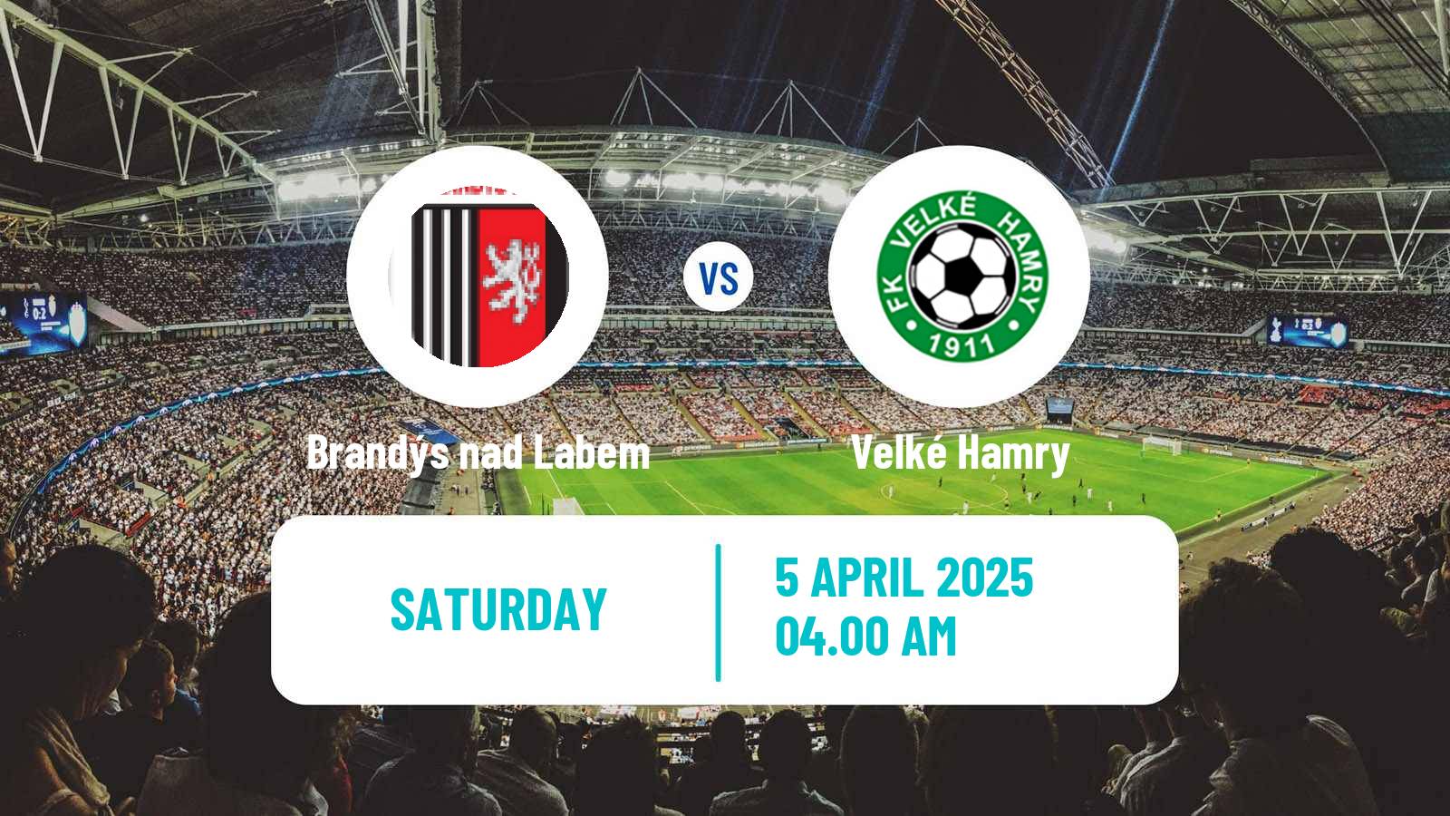 Soccer Czech Division C Brandýs nad Labem - Velké Hamry