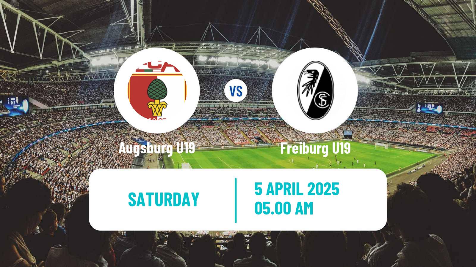 Soccer German DFB Youth League Augsburg U19 - Freiburg U19