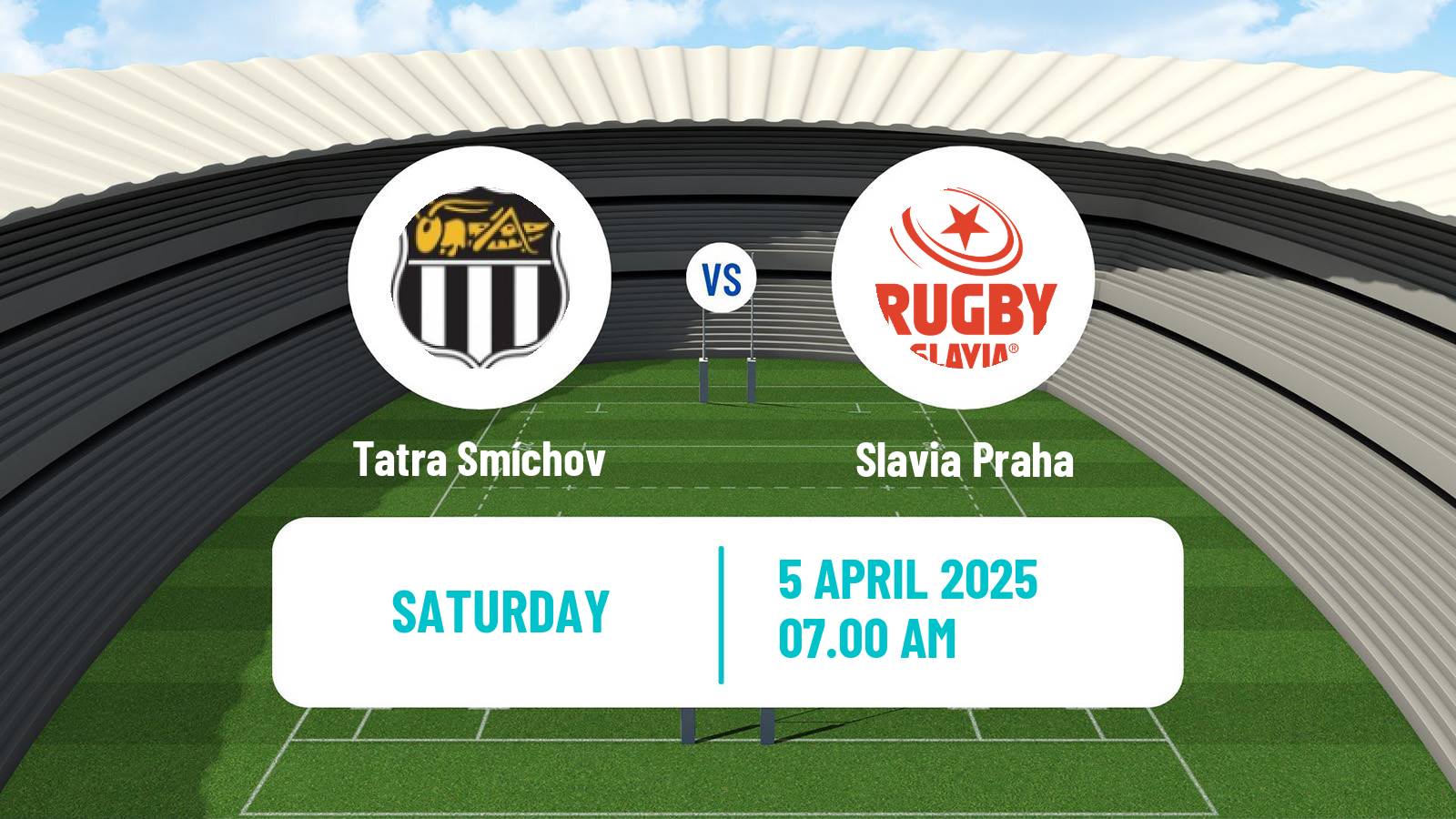 Rugby union Czech Extraliga Rugby Tatra Smíchov - Slavia Praha