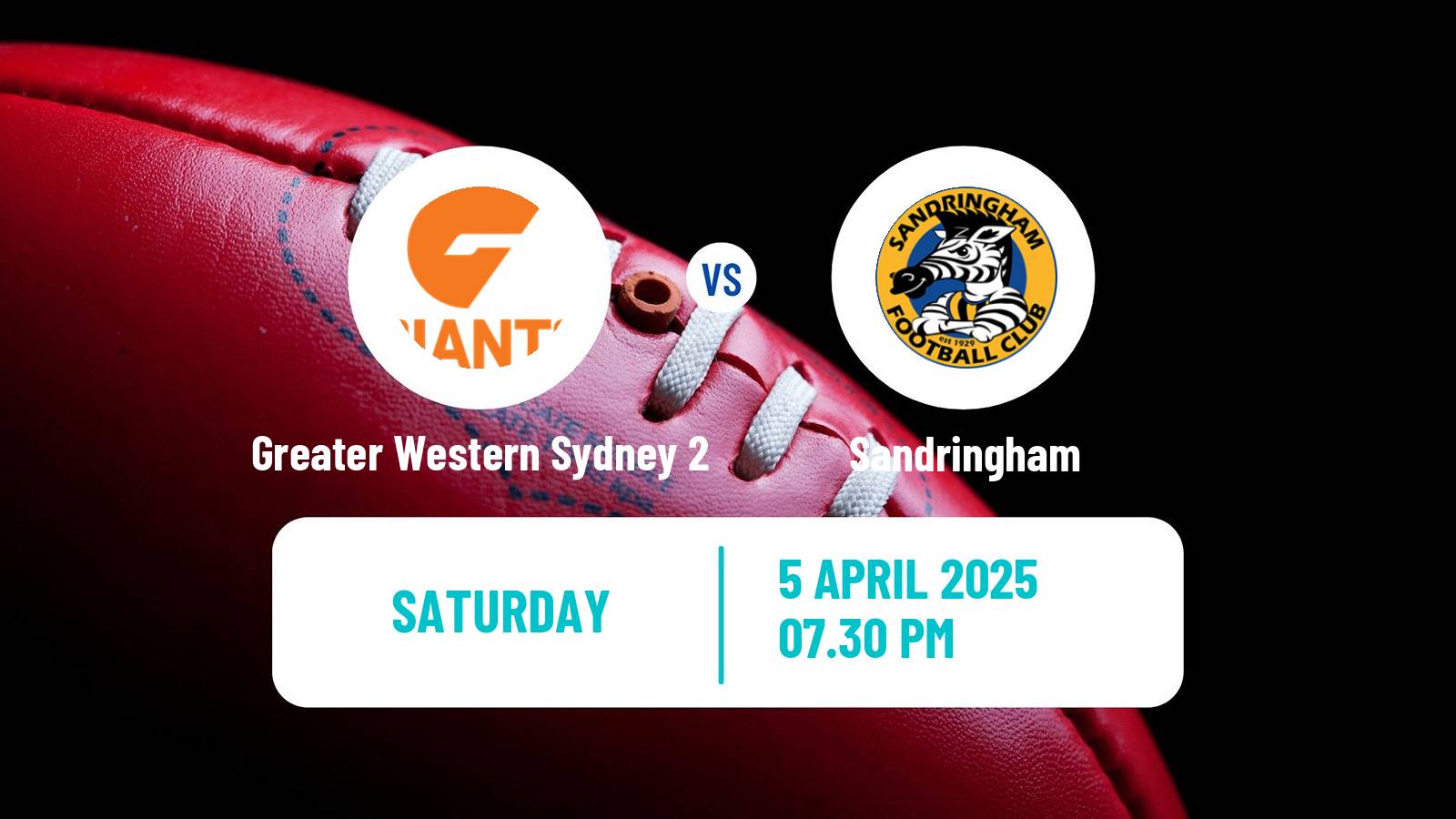 Aussie rules VFL Greater Western Sydney 2 - Sandringham