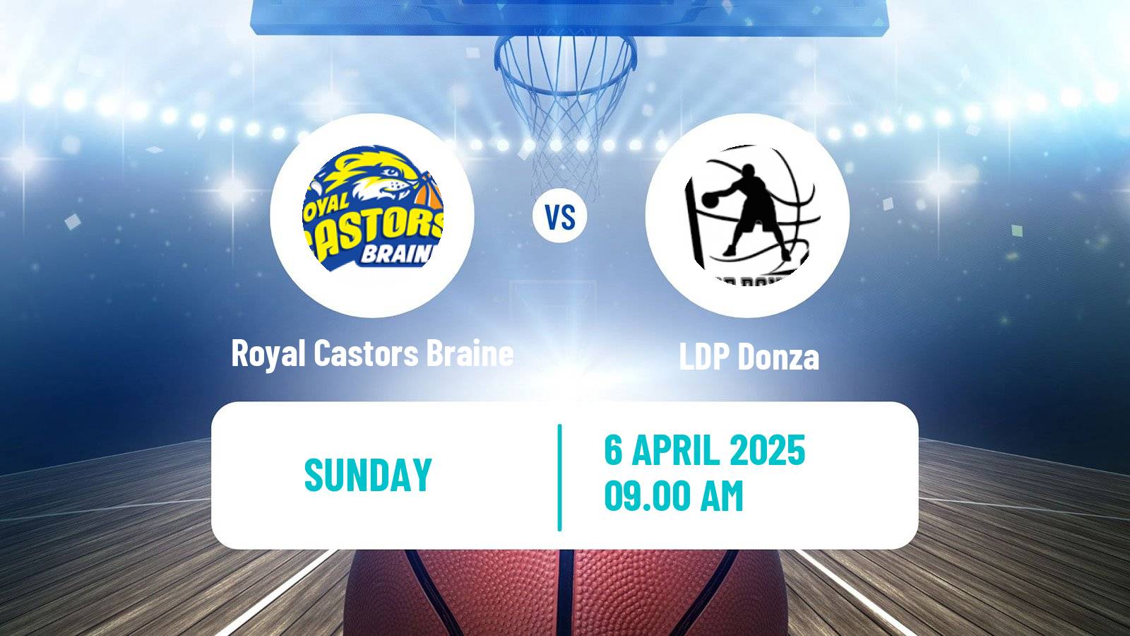 Basketball Belgian Top Division Basketball Women Royal Castors Braine - Donza