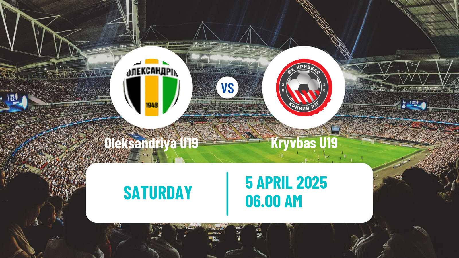 Soccer Ukrainian U19 League Oleksandriya U19 - Kryvbas U19