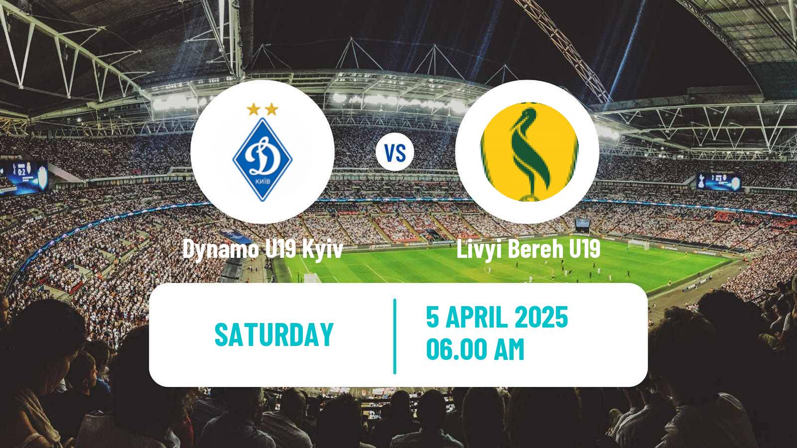 Soccer Ukrainian U19 League Dynamo U19 Kyiv - Livyi Bereh U19