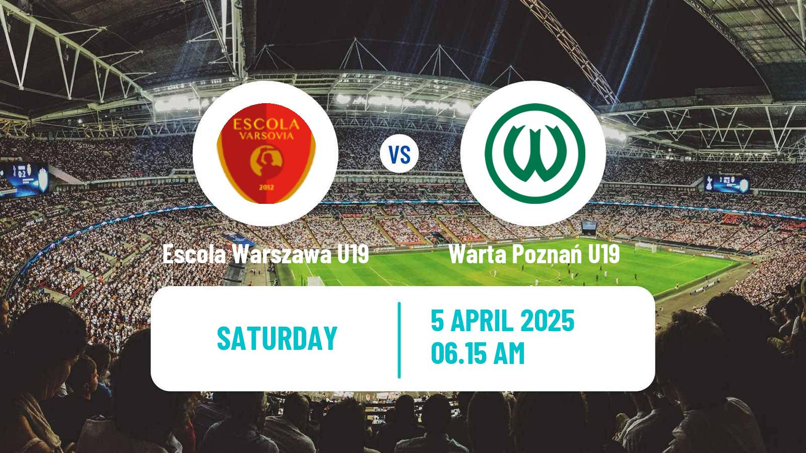 Soccer Polish Central Youth League Escola Warszawa U19 - Warta Poznań U19