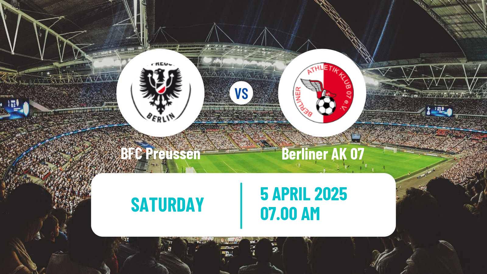 Soccer German Oberliga NOFV-Nord Preussen - Berliner AK 07