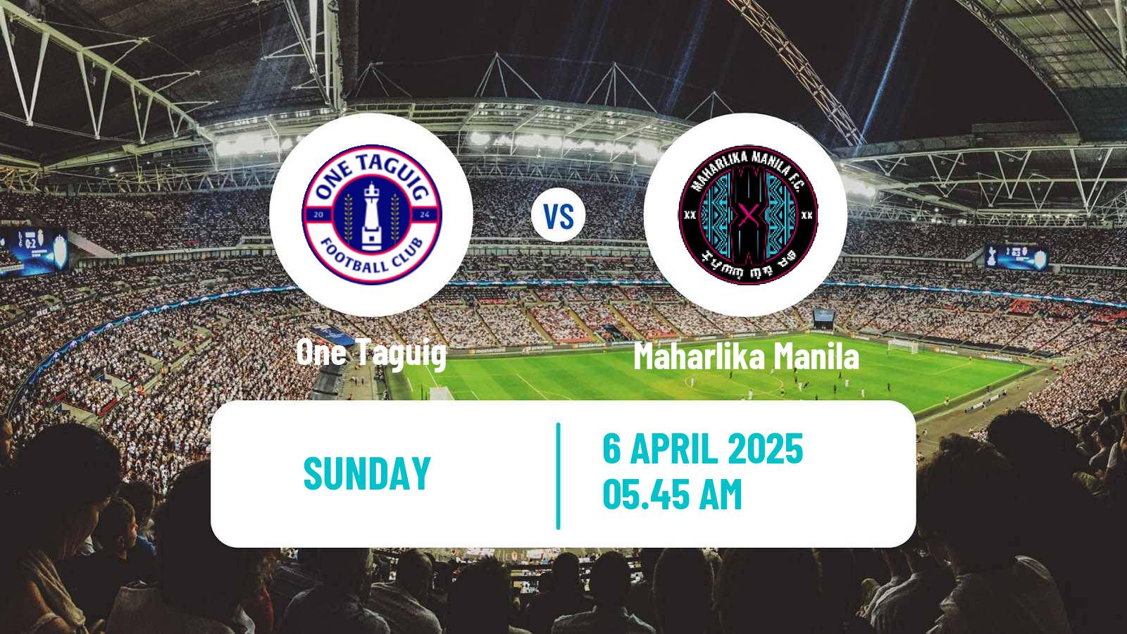 Soccer Philippines PFL One Taguig - Maharlika Manila