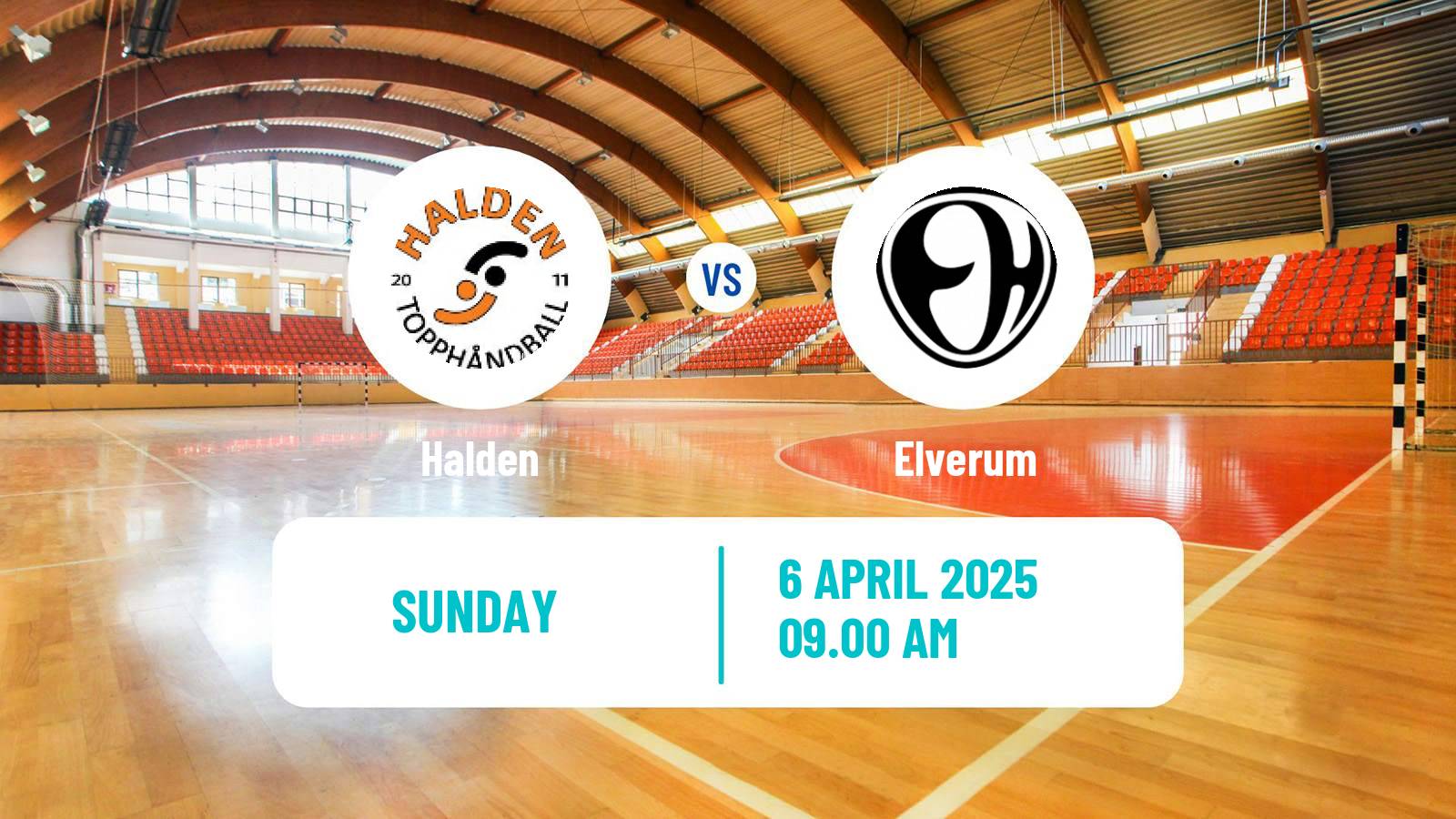 Handball Norwegian Eliteserien Handball Halden - Elverum