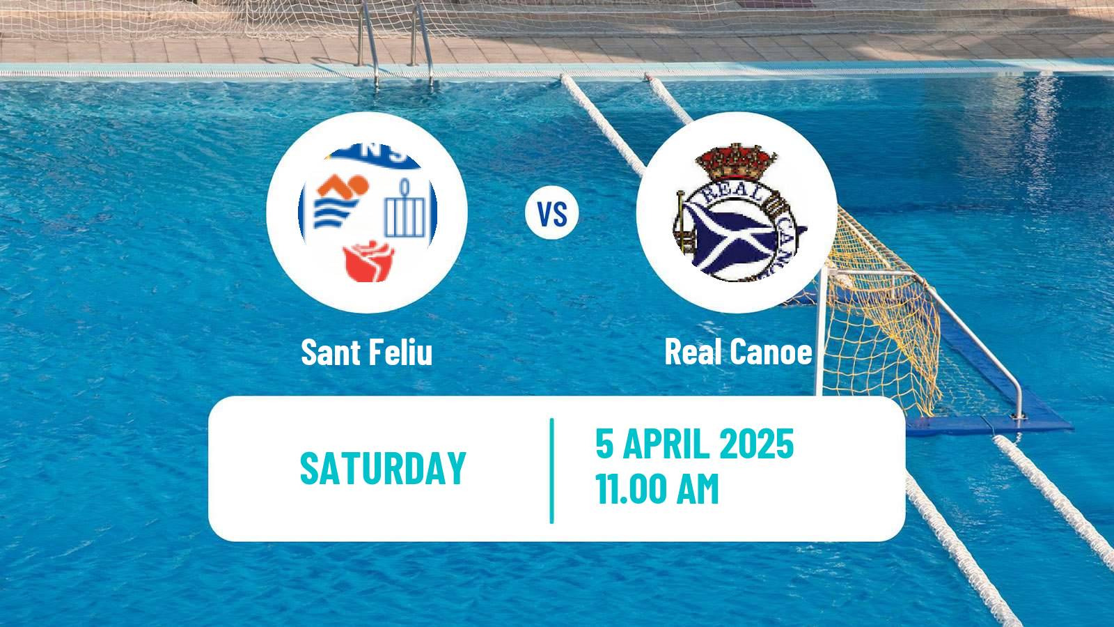 Water polo Spanish Liga Premaat Women Sant Feliu - Real Canoe