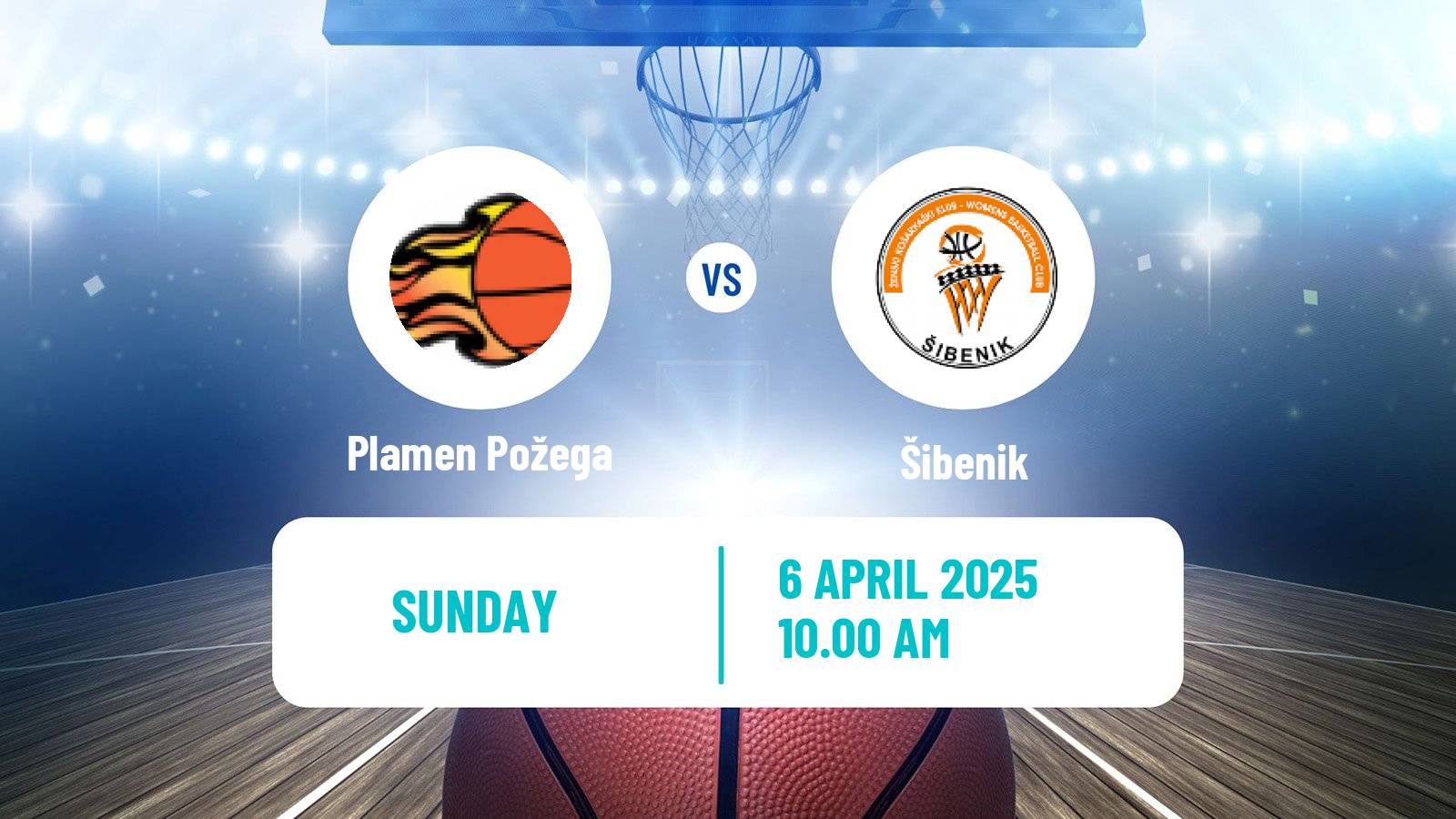 Basketball Croatian Premijer Liga Basketball Women Plamen Požega - Šibenik