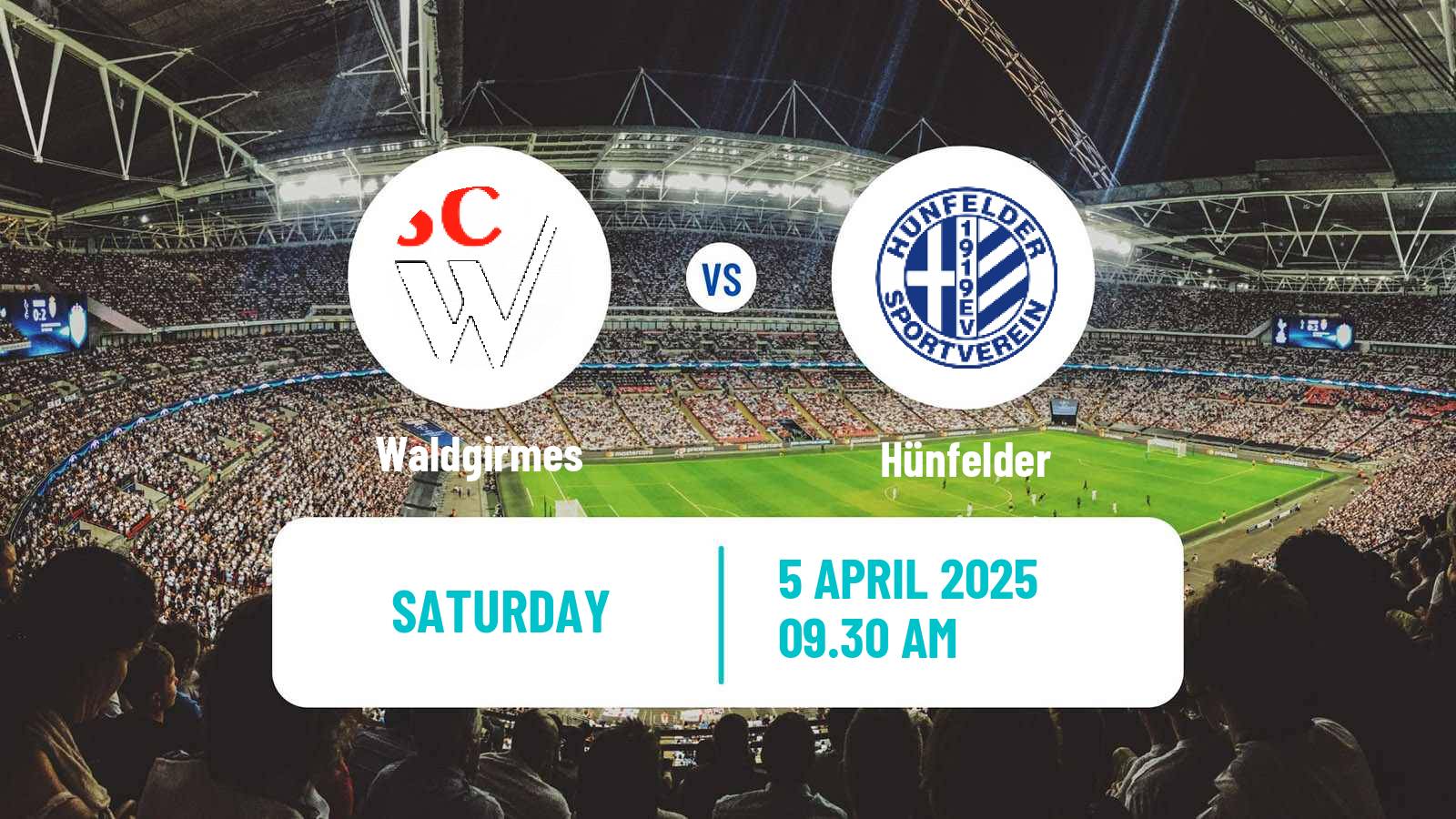Soccer German Oberliga Hessen Waldgirmes - Hünfelder