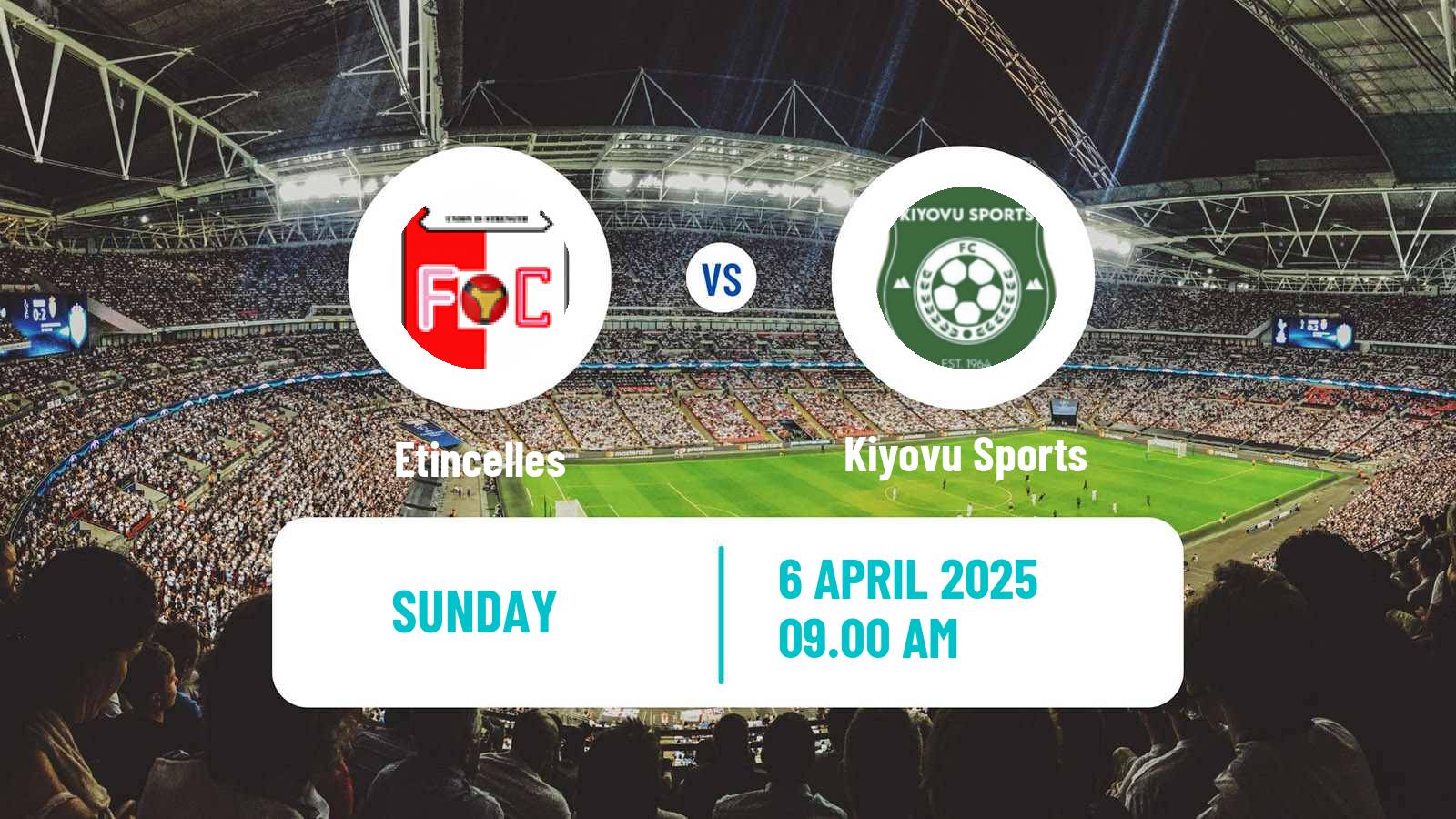 Soccer Rwanda Premier League Etincelles - Kiyovu Sports