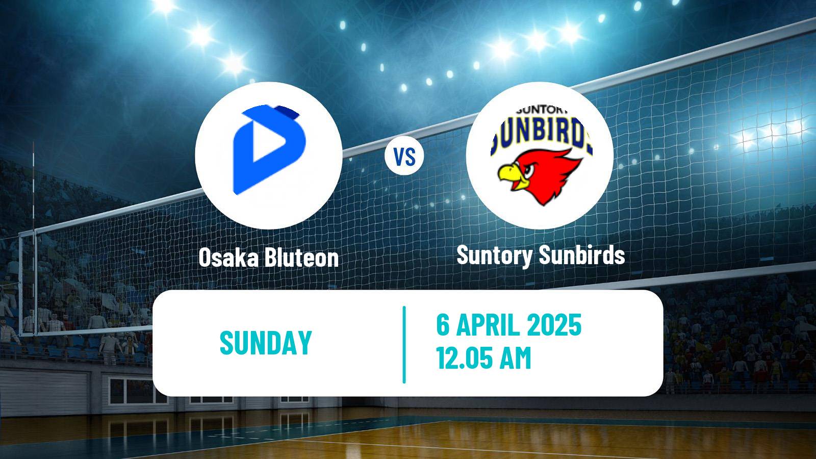 Volleyball Japan V Premier League Osaka Bluteon - Suntory Sunbirds