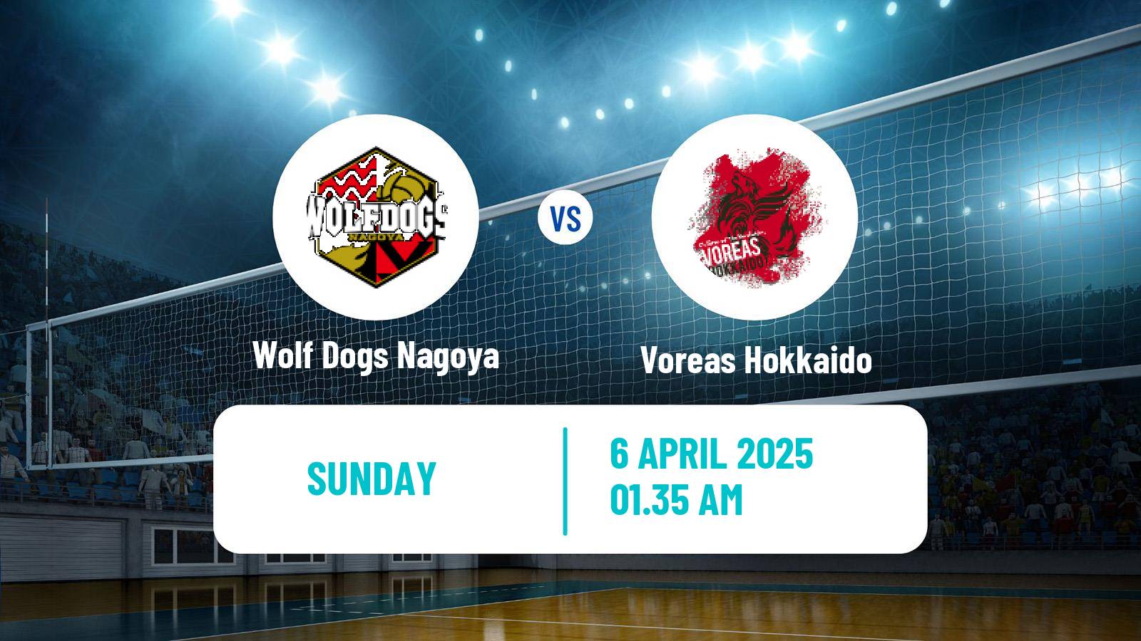 Volleyball Japan V Premier League Wolf Dogs Nagoya - Voreas Hokkaido