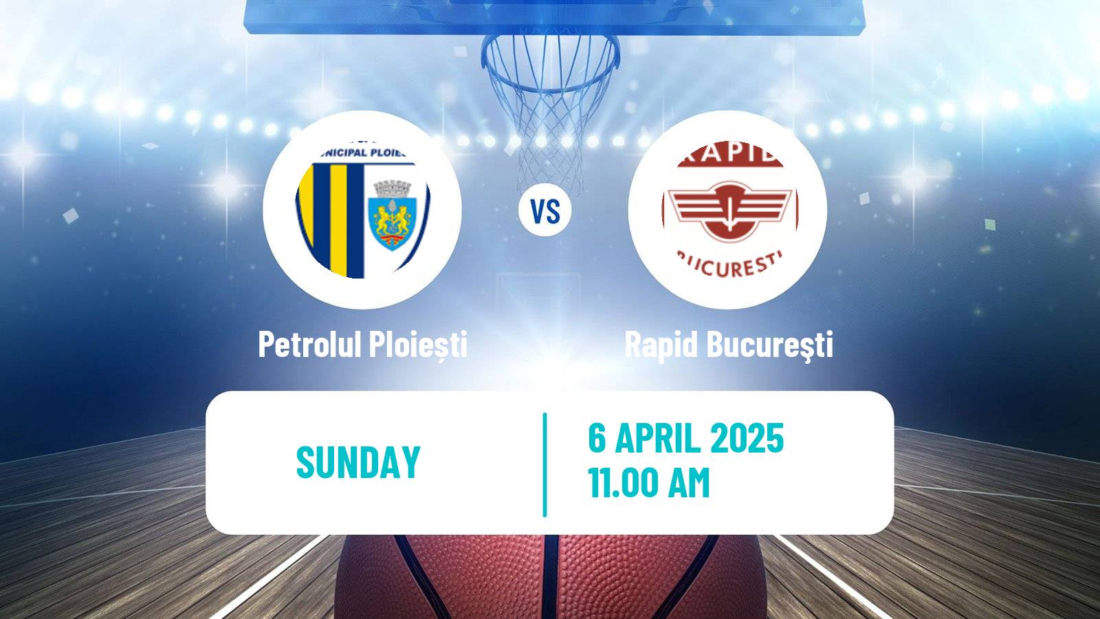 Basketball Romanian Divizia A Basketball Petrolul Ploiești - Rapid Bucureşti