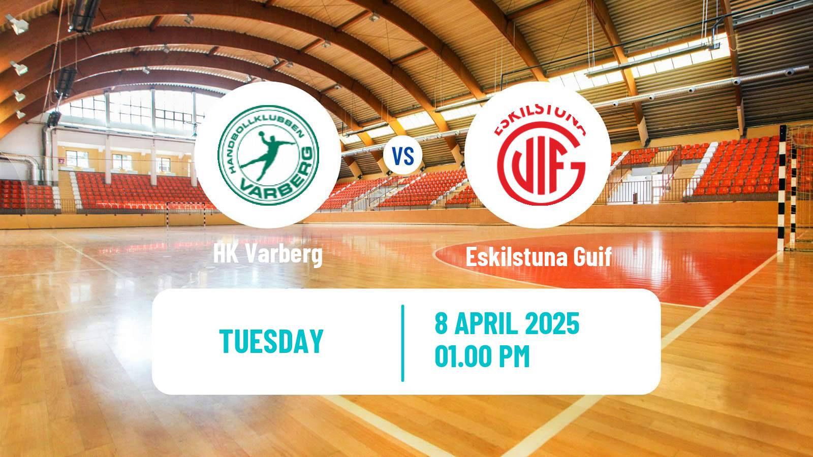 Handball Swedish Elitserien Handball Varberg - Eskilstuna Guif