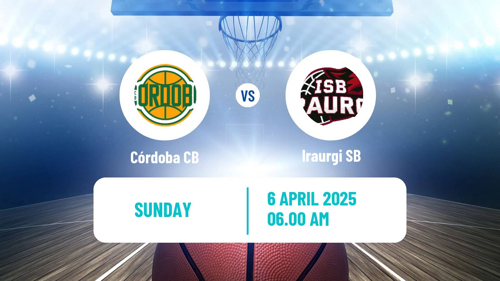 Basketball Spanish LEB Plata Córdoba - Iraurgi SB